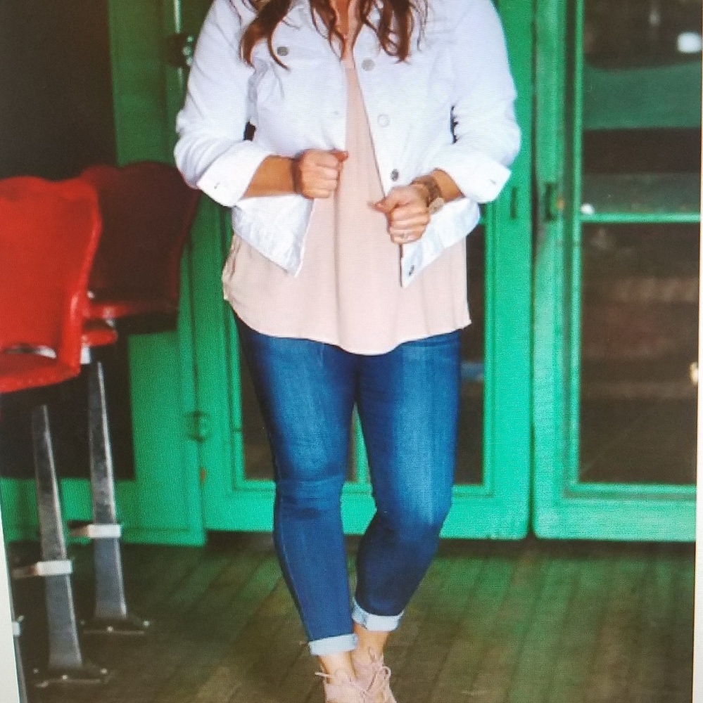 White Denim Jacket